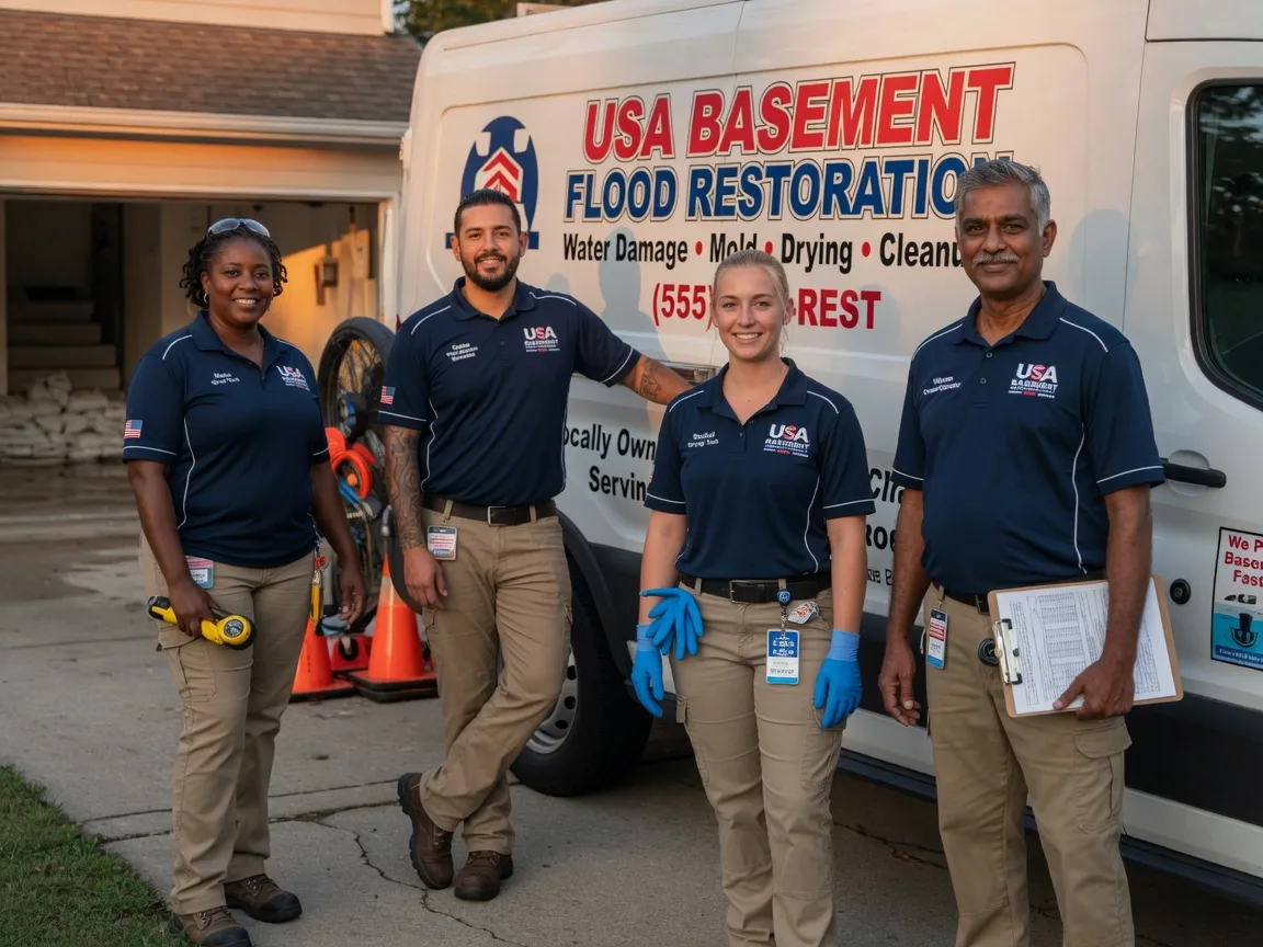 Basement Flood Cleanup company in Mustang, OK
