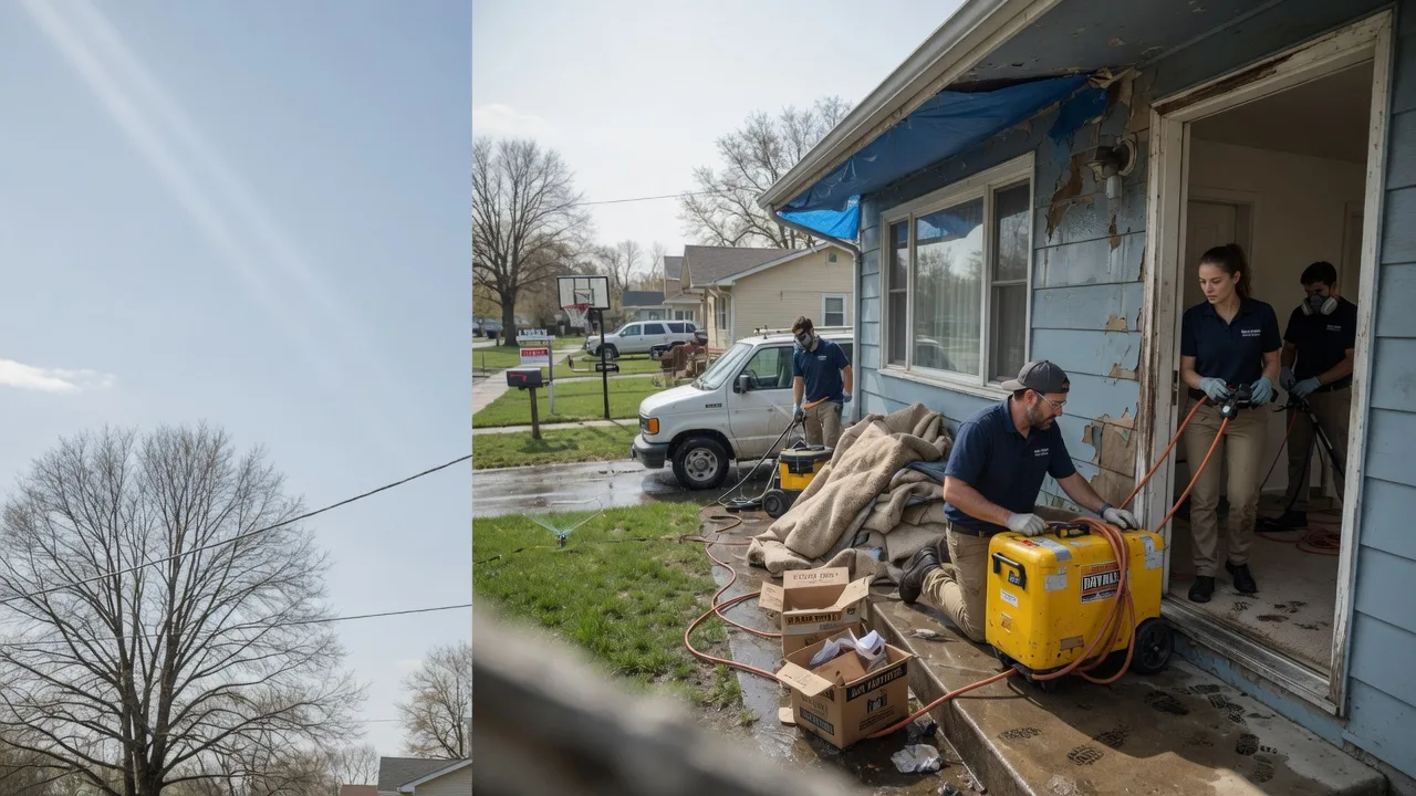 Basement Flood Cleanup in Mustang, OK near me